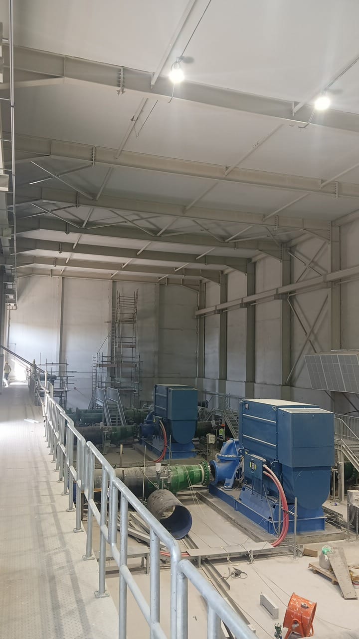 Pump house for SWCC