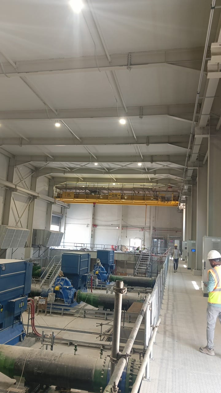 Pump house for SWCC